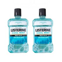 리스테린 쿨민트 마일드 1.5L x 2개입 민트향 가글액 구취제거 입냄새