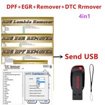 최신 전문가 전체 .5 버전 자동차 소프트웨어 + 잠금 해제 keygen 4 in1( ADS DPF + ADS EGR + ADS 람다 +, 03 send  USB