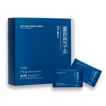 클린연구소 저자극 항균물티슈 박스형 개별포장 100매입