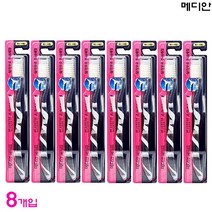 메디안 특수삼각모 틈새세정 센서티브 advance 칫솔 8개입, 1개