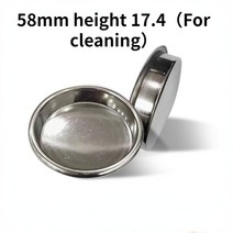 드롱기 커피머신 호환 Delonghi Breville 카페 기계 드 포타필터 커피 메이커 스트레이너용 스테인리스 스, 10 58mm height 17.4mm