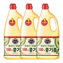 CJ 백설 콩기름 1.8L x 3개, 없음