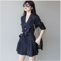 수&미 여성 점프수트 반바지 일체형 점프슈트바지 여성복 026