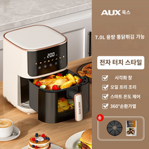 가정용 에어 프라이어 전자 오븐 올인원 다기능 완전 자동 지능형 오일 프리 조리 내부 시각화창, J.7.0L 터치 스크린 가시 가능한 업그레이드