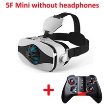 카메라렌즈 캐논 호환 렌즈 시그마 Fiit VR 5F Viar Helmet 3D Glasses ios Android Smartphone 고글 Casqu, 03 5Fmini with Remote B