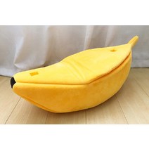 ins 같은 바나나 고양이 둥지 애완 동물 개집 테디 폐쇄 따뜻한 보트 침대, 노란색