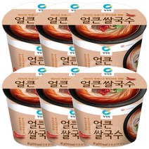 청정원 얼큰 쌀국수 / 컵 쌀국수, 6개