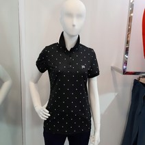 이동수골프 [2001안양점] 여성 패턴 로고 반팔 티셔츠 FOB TS3830