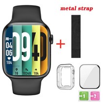 원본 I8 Pro Max 스마트 워치 남성 여성 SmartWatch 더 20 다이얼 전화 심박수 방수, [09] Bk Milan Film Case