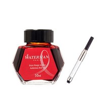 워터맨 병잉크 컨버터 세트 50ml, 레드, 1개