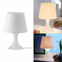 이케아 LAMPAN 람판 탁상스탠드 화이트, 단품