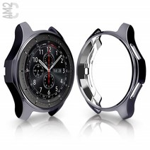 갤럭시워치46mm R800 R805 호환 원피스 TPU 풀커버 스마트워치 보호 케이스, awn710 골드