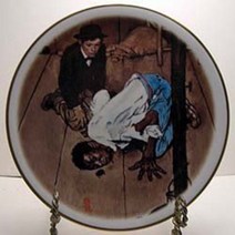 Dave Grossman Designs Norman Rockwell - Huck Finn Plate #2 - 1979 NRH-80 null, 1, 기타