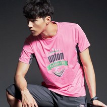 업튼 UPTON 이월상품 RCT-16529 남성용 반팔 배드민턴의류