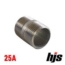 국산 스텐 단닛불 25A / SUS 스텐레스 니플 닛풀 니풀 무독성 부속 연결