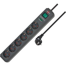 브레넨스툴 6구 멀티탭 Eco-Line Power Strip, 소켓어댑터와번들