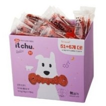 강아지 The 잇츄 꿀잠츄 특대용량 M 간식 덴탈껌 16g x 57p, 소고기, 3개