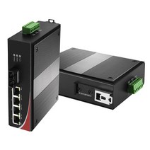 넥스트 NEXT-POE515FDT-SCS 산업용 POE 4포트 광스위치허브 싱글 20Km