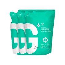 레인보우샵 섬유유연제 구연산 워터 1L 리필 x3 라임향 754GK8