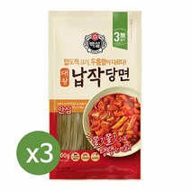 백설 대왕 납작당면, 300g, 3개