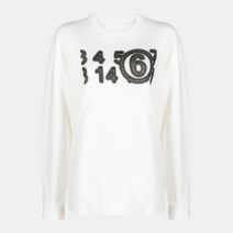 기타 [명품]여성 MM6 23SS 넘버링로고 화이트 맨투맨 S52GU0..