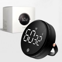 마이너컴퍼니 디지털 주방 타임 공부 타이머, 블랙