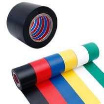 종이박스테이프 50mm x 20m PVC 전기 방수 테이프 난연성 절연 접착 케이블 하네스 배선 베틀, 01 Red