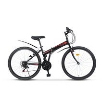 삼천리자전거 MTB형 접이식자전거 FD21, 블랙, 170cm