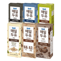 매일두유 190ml 24팩 6종 모음 99.9% 식이섬유 검은콩 초콜릿 고단백 저당, 6.매일두유 식이섬유 저당 190ML X 24