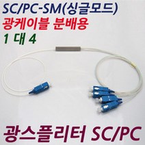 SC/PC 광스플리터 1대4