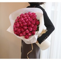 바시움아뜰리에 장미 50송이 100송이 꽃다발 프로포즈 생화 장미 꽃배달, 자나장미100송이, 금요일