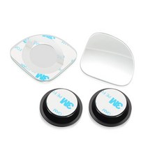 [한걸음] 스마트 블박 룸미러 2pcs 자동차 블라인드 스폿 미러 조절 작은 BMW E30 E36 E39 E46 E60 E70 E87, 01 2PCS