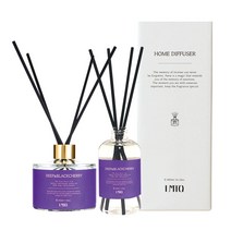 로맨띠끄 실내디퓨저 200ml x 2p + 섬유스틱 8p 세트, 딥 앤 블랙체리