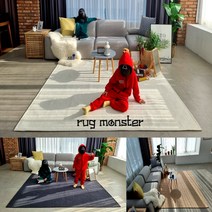 456 방수 워셔블 200x290 포인트 러그 유아 애완견 거실매트 소형 대형 단모 카페트
