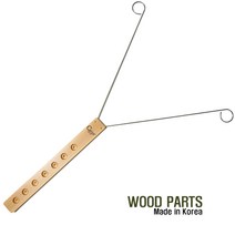 Caros 국산 원목 첼로 휴대용 T자 받침대 (Y자형 첼로 스토퍼), 10 Pcs(10개묶음)
