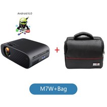 휴대용 프로젝터 자동everycom m7 led 비디오 720p 옵션 android 풀, 협력사, M7W 720P 가방 추가