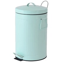 로만 페달 무소음 휴지통 5 L, 스카이민트, 1개