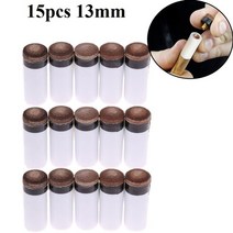 4구 당구공 포켓볼공 4구 당구공 포켓볼공 51015 pcs 당구 교체 세트 풀 큐 팁, 15개 13mm