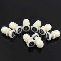 AB슬라이드 AB휠 슬라이드 복근운동 편심 샤프트가있는 단일 플라스틱 샤워 도어 롤러 휠 러너, 25mm