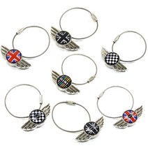 미니쿠퍼 미니쿠페 MINI 키링 키홀더 미니용품 열쇠고리 와이어키링 로드스터 MINI용품 자동차악세사리, 블랙잭