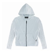 캉골 여성 와플 집업후드 White