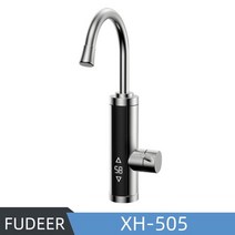 가정용전기보일러 전기 순간온수기 fudeer 온수 탭 220v 주방 물 난방 수도꼭지 tankless 빠른 디지털 디스플레이 돼지꼬리히터 대체 심야 전기온수기 상향식, xh-505
