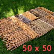 인조 볏짚 갈대 이엉 초가집 파라솔 지붕 볏집 50x50, 1 50x50 황토1box 10개입