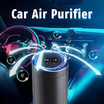 휴대용 공기 청정기 자동차 공기 청정기 앰프 hepa filter fresh air anion 적외선 센서 usb aircleaner for car suv 지프 흡연, 없음