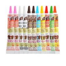 홈베이킹 만드는 초코렛 데코펜 5종 + 다크 2p + 화이트 2p + 핑크 2p, 4세트