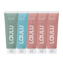 [라울루] 자몽향 잇몸 불소 치약 데일리 세트 120g (자몽3+민트1+오리지날1)
