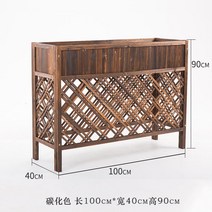 파티션 접이식 목재 카페 레트로 칸막이 호텔 접이식 방지 코쿤 거실 현관 브론즈파티션, 두께 100x높이 90x폭 40