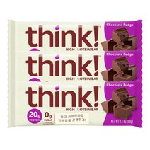 씽크 초코 퍼지 프로틴바 60g x 3 개