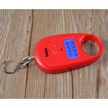 산업용저울 교수형 균형 낚시 25kg/5g 수하물 규모 LCD 휴대용 무게 디지털 특급 배달 음식 도구, 한개옵션2, 02 빨간, 한개옵션1