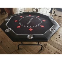 포커테이블 홀덤 겸용 6인 보드게임 테이블 접이식, 블루120cm